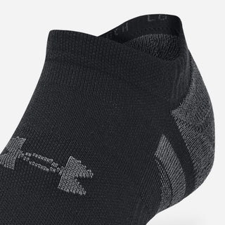 Under Armour Performance Tech No Show Socks 3PK | Black