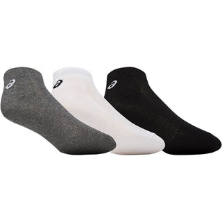 Asics Low Cut Running Socks 3 Pack | Black/White/Grey