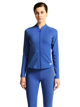 Craft Womens Collective Zip Sweater | Ink Blue