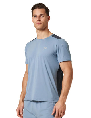 Reprimo Mens Clima T-Shirt | Dusty Blue/Ink Blue