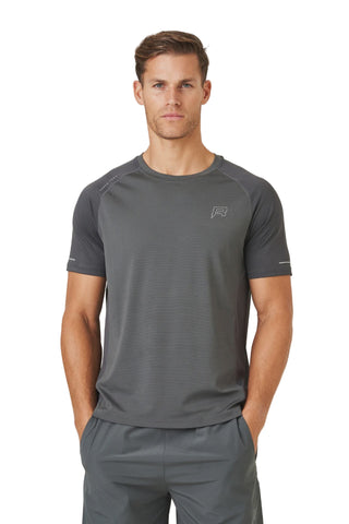 Reprimo Curve Tee | Dark Grey/Slate