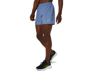 Asics Mens Core 5" Shorts | Denim Blue