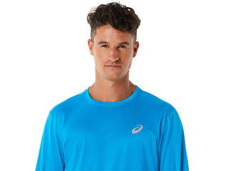 Asics Mens Core Long Sleeved Tee | Island Blue