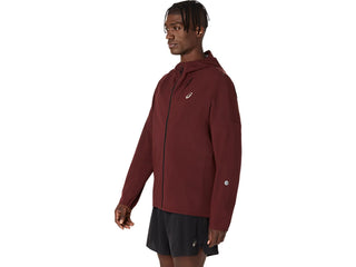 Asics Metarun Waterproof Jacket | Dark Red Planet