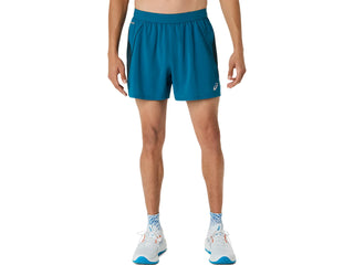 Asics Mens Road 5 " Shorts | Tranquil Teal/Yamabuki