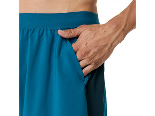 Asics Mens Road 5 " Shorts | Tranquil Teal/Yamabuki