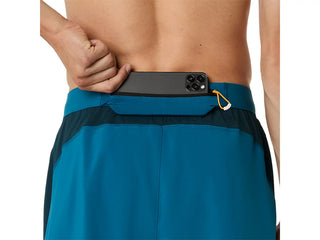 Asics Mens Road 5 " Shorts | Tranquil Teal/Yamabuki