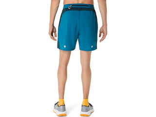 Asics Road 7" Shorts | Tranquil Teal/Yamabuki