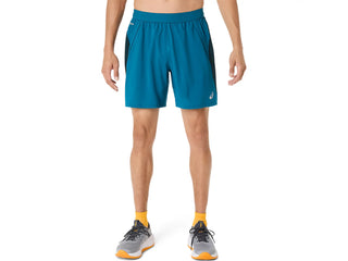 Asics Road 7" Shorts | Tranquil Teal/Yamabuki