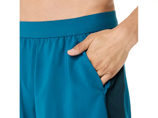 Asics Road 7" Shorts | Tranquil Teal/Yamabuki