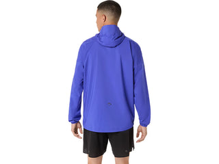 Asics Mens Fujitrail Waterproof Jacket | Cobalt