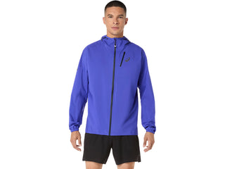 Asics Mens Fujitrail Waterproof Jacket | Cobalt