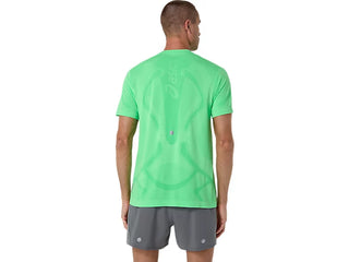 Asics Mens Road Seamless SS Tee | Vital Green