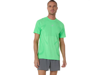 Asics Mens Road Seamless SS Tee | Vital Green