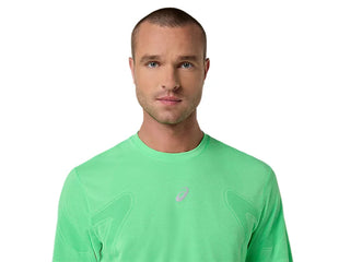 Asics Mens Road Seamless SS Tee | Vital Green