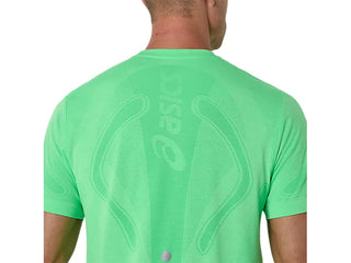 Asics Mens Road Seamless SS Tee | Vital Green