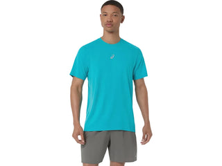 Asics Mens Road Seamless SS Tee | Energy Aqua