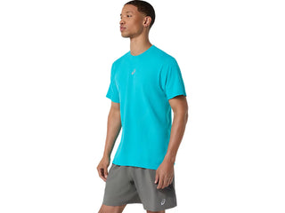 Asics Mens Road Seamless SS Tee | Energy Aqua