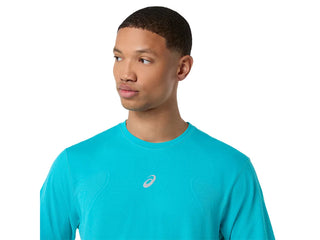 Asics Mens Road Seamless SS Tee | Energy Aqua
