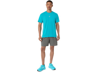 Asics Mens Road Seamless SS Tee | Energy Aqua