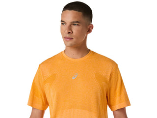 Asics Mens Road Seamless SS Tee | Yamabuki