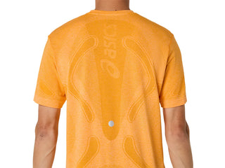 Asics Mens Road Seamless SS Tee | Yamabuki