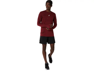 Asics Road Seamless LS Top | Dark Red Planet