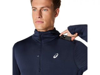 Asics Road Winter LS Hoodie | Midnight