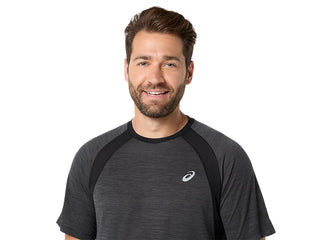 Asics Mens Road SS Top | Black