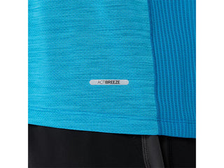 Asics Mens Road SS Top | Aegean Blue