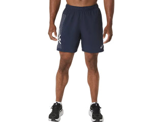 Asics Mens Icon 7" Shorts | Midnight/Cream