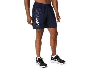 Asics Mens Icon 7" Shorts | Midnight/Cream