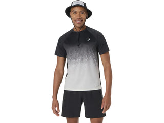 Asics Mens Road Fade Short Sleeve Tee | Black/Cream
