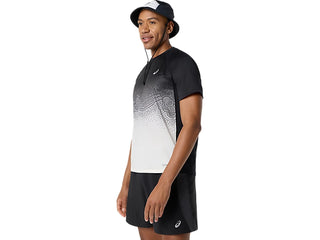 Asics Mens Road Fade Short Sleeve Tee | Black/Cream