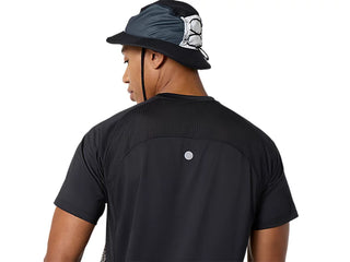 Asics Mens Road Fade Short Sleeve Tee | Black/Cream