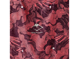 Asics Mens Fujitrail Packable Jacket | Blazing Coral/Aubergine