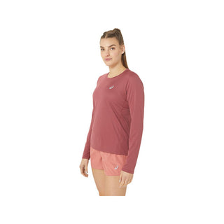 Asics Womens Core Long Sleeved Top | Brisket Red