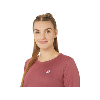 Asics Womens Core Long Sleeved Top | Brisket Red