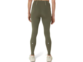 Asics Womens Road High Waist Tight | Mantle Green