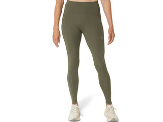 Asics Womens Road High Waist Tight | Mantle Green