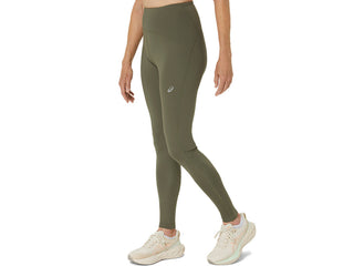 Asics Womens Road High Waist Tight | Mantle Green