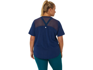 Asics Womens Road Short Sleeved Tees | Blue Expanse