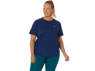 Asics Womens Road Short Sleeved Tees | Blue Expanse