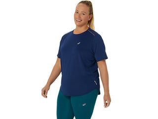 Asics Womens Road Short Sleeved Tees | Blue Expanse