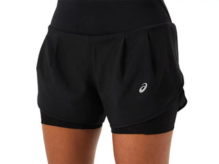 Asics Womens Road 2-in-1 Road Shorts | Black