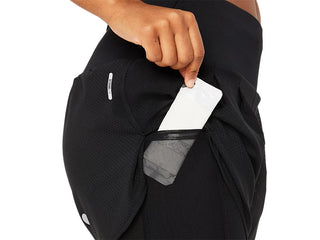 Asics Womens Road 2-in-1 Road Shorts | Black