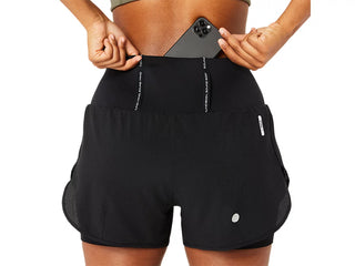 Asics Womens Road 2-in-1 Road Shorts | Black