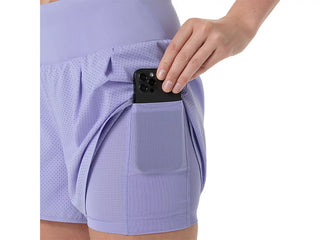Asics Womens Road 2-in-1 Road Shorts | Bluebell