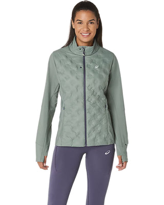 Asics Womens Road Winter Jacket | Monument Blue