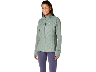 Asics Womens Road Winter Jacket | Monument Blue